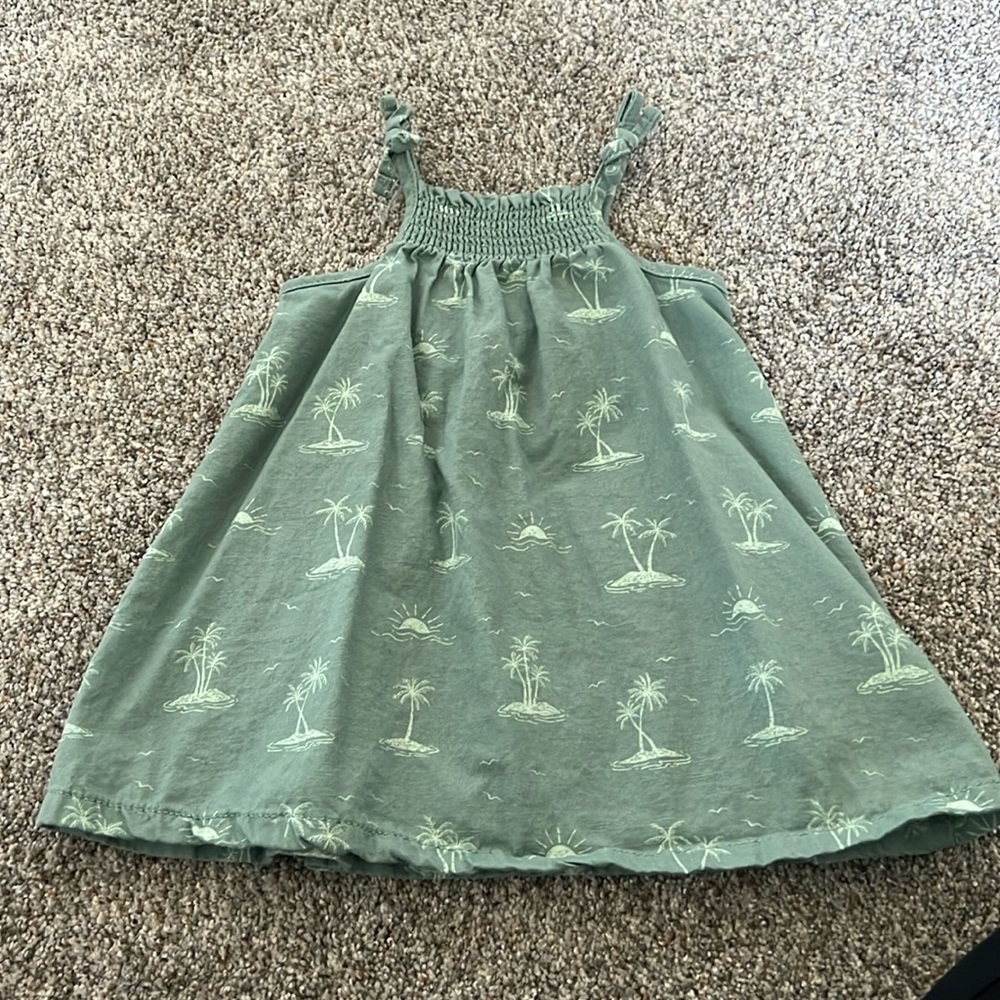 Little Co Palm Tree Dress 9 months NEW